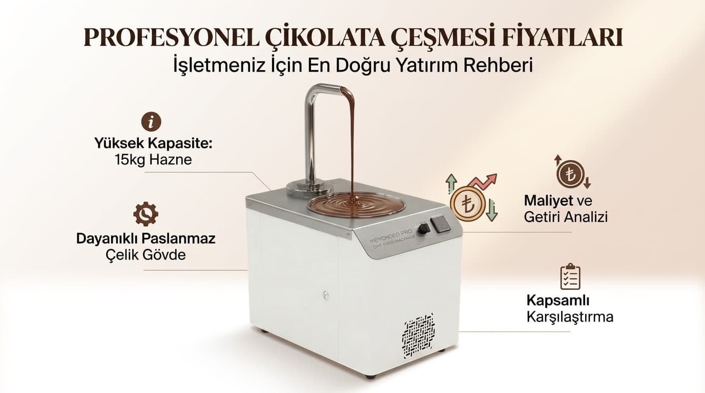 Profesyonel Çikolata Çeşmesi Fiyatları: İşletmeniz İçin En Doğru Yatırım Rehberi