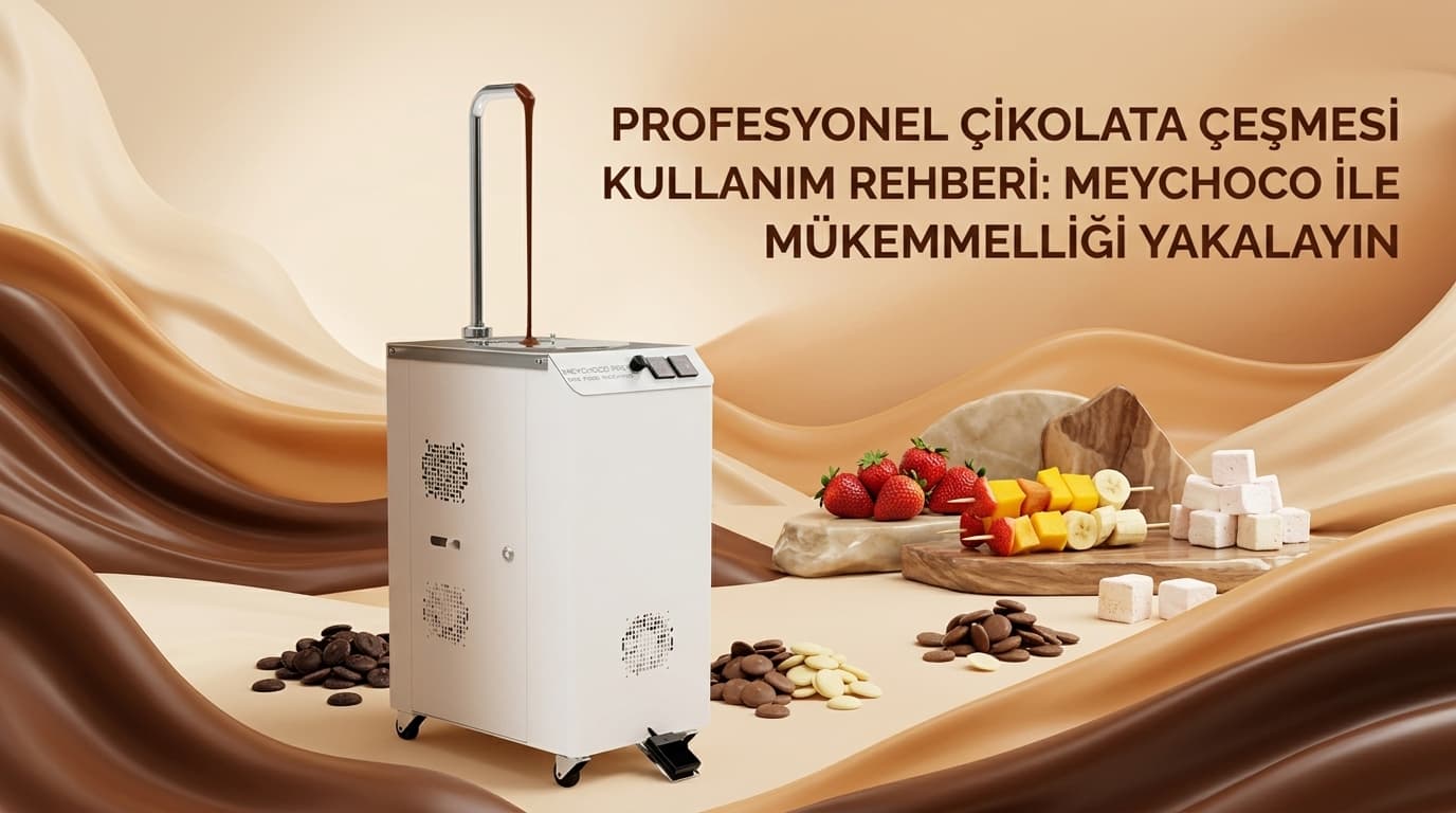 Profesyonel Çikolata Çeşmesi Kullanım Rehberi: MeyChoco ile Mükemmelliği Yakalayın