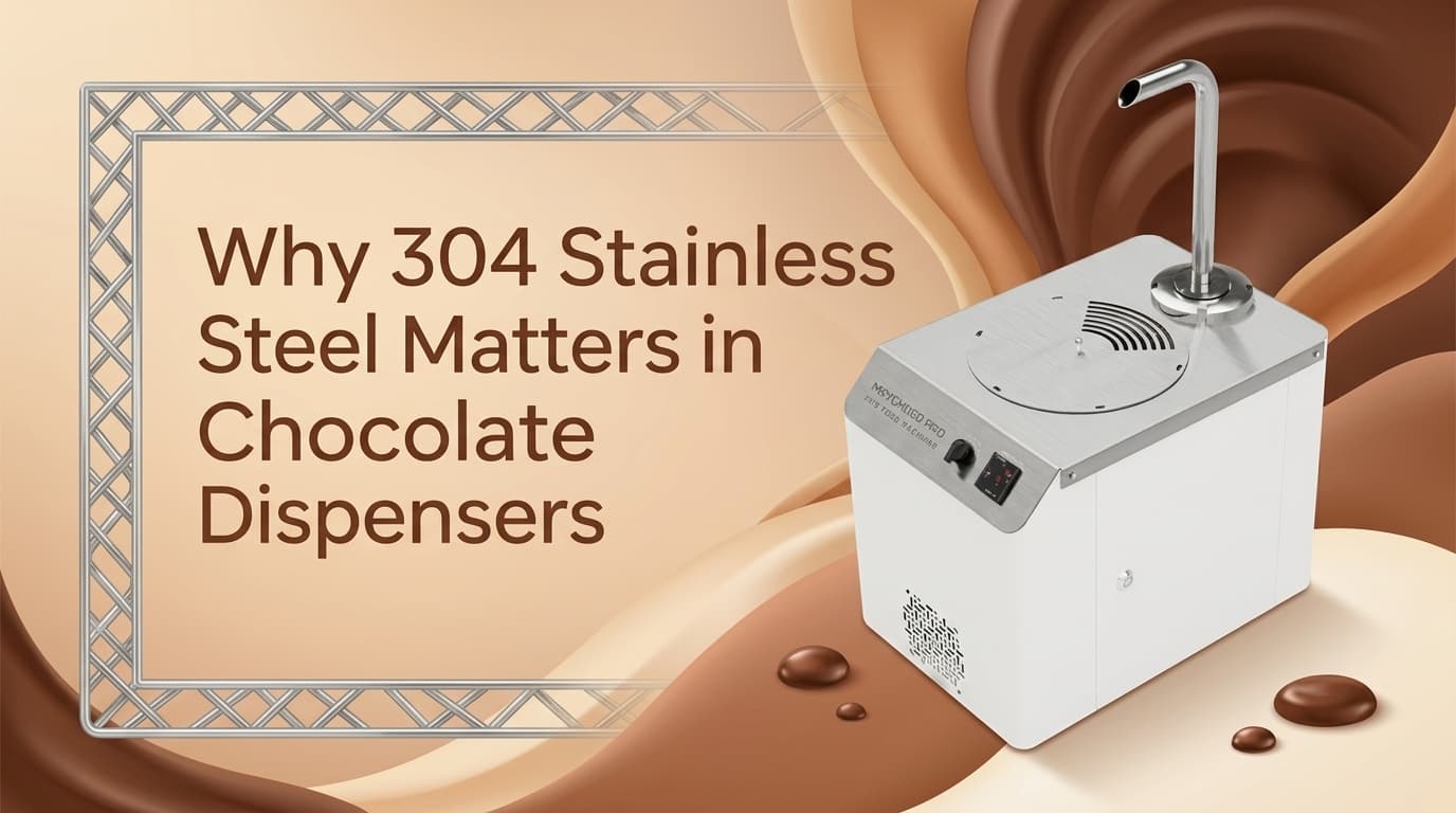 Why 304 Stainless Steel Matters in Chocolate Dispensers